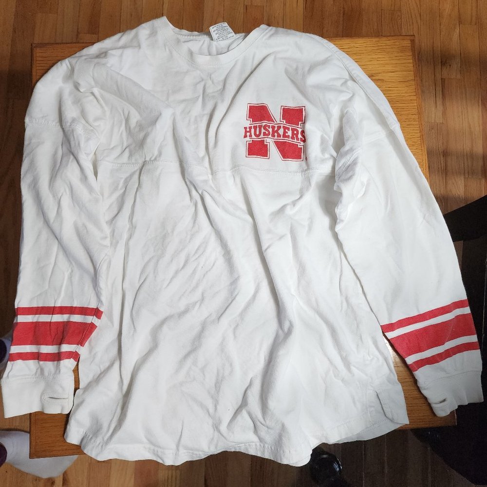 Pressbox Collegiate Women's Husker Shirt Long Sleeve